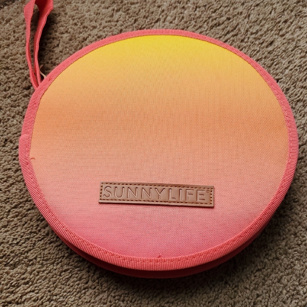 Sunnylife Pink and Orange Round Bag